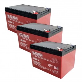 12V 12ah Re-chargeable HEAVY DUTY ELECTRIC BIKE BATTERIES equiv 3 x 6-DZM-12 
