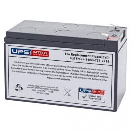 This is an AJC Brand Replacement SigmasTek k SP12-9HR 12V 9Ah Sealed Lead Acid Battery