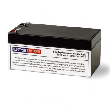 Ostar Power 12V 3.3Ah OP1233 Battery with F1 Terminals