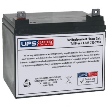 Unicell TLA12340 12V 35Ah Battery