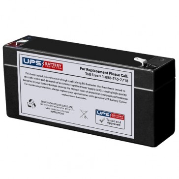 LONG WP3-6 6V 3.5Ah Battery with F1 Terminals