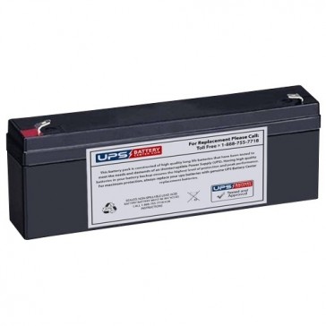 CCB Industrial 12V 2.2Ah 12MD-2.2 Battery with F1 Terminals