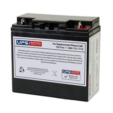 FirstPower FP12200 12V 20Ah Battery with F3 - Nut & Bolt Terminals