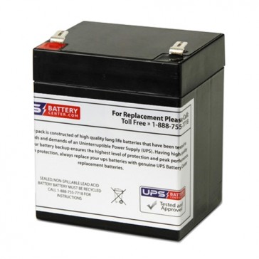 LongWay 12V 5Ah 6FM5 Battery with F2 Terminals