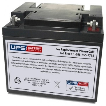MATRIX 12V 45Ah NP38-12 Replacement Battery with F6 Terminals