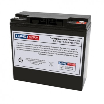 NP20-12X - MaxPower 12V 20Ah Replacement Battery