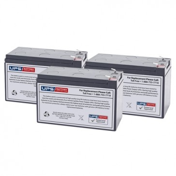 Middle Atlantic Premium Online Series UPS for Left 1500VA UPS-OLRBP-3 Compatible Replacement Battery Set