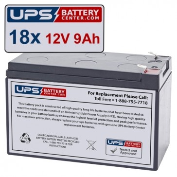 Minuteman BP72RTEXL Compatible Replacement Battery Set