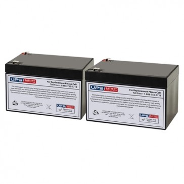 Minuteman MSU 1000 Compatible Replacement Battery Set