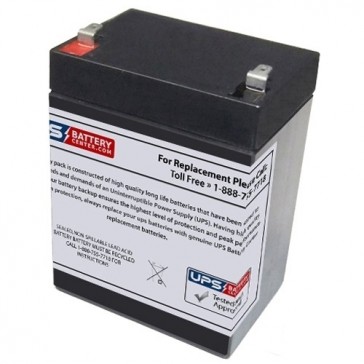 Multipower MP2.9-12 12V 2.9Ah Battery with F1 Terminals - Left Side (+)