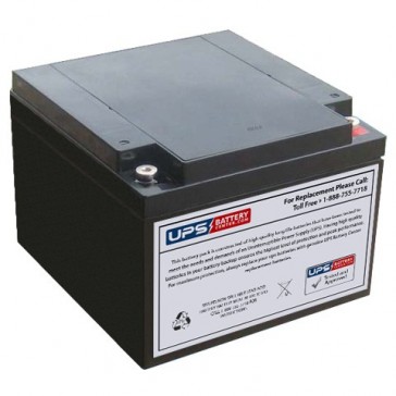Vision 12V 24Ah CP12240H-X Battery with M5 - Insert Terminals