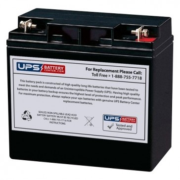 Zeus 12V 17Ah PC17-12NB Battery with F3 Terminals