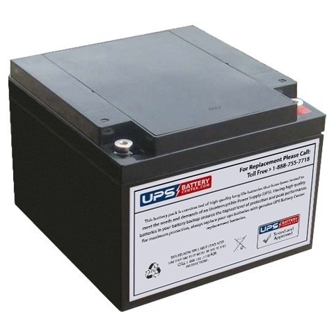 Alpha House Ah 12 26 12v 26ah Battery With M5 Insert Terminals