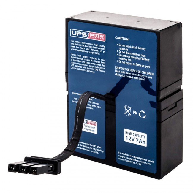 APCRBC124 Compatible Replacement Battery Pack for APC Back-UPS Pro 1500VA 120V BR1500G by UPSBatteryCenter®
