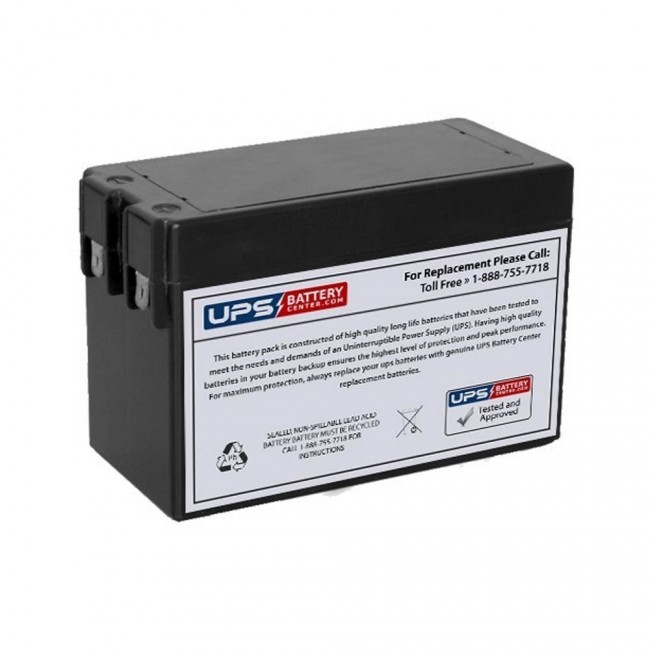 12 volt battery POWERSONIC DMU 128 Diamec batteries DMU 12-8 