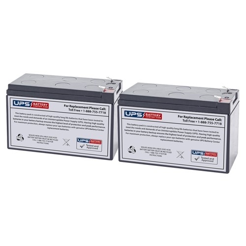 Eaton 5125-2200i 2200VA 1600w UPS replacement batteries X 4 Powersonic 