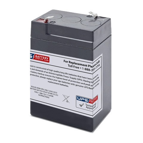 LongWay 3FM4 6V 4Ah Battery with F1 Terminals