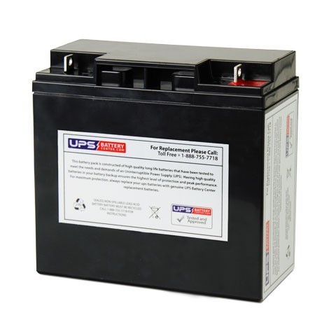 12V 18AH Replacement for Sigmas SP12-18 T2 12V 18Ah Sealed Lead Acid Battery VICI Battery VB18-12 