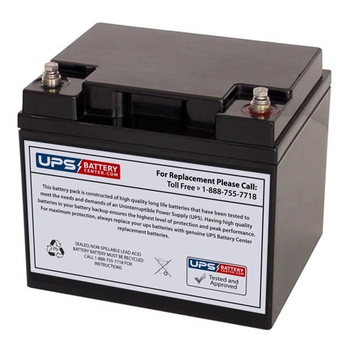 Vision 6FM45-X 12V 45Ah Battery with F11 - Insert Terminals