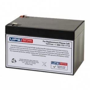 National NB12-15HR 12V 15Ah Battery with F2 Terminals