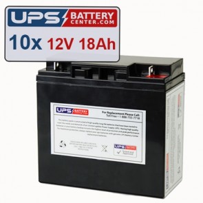 GE Medical Systems AMX III Batteries - Set of 10