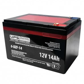 TLV12140CM - 6-DZF-14 / 6-DZM-14 12V 14Ah Deep Cycle Mobility Battery