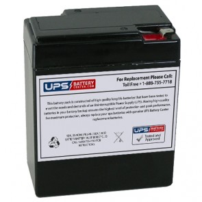 LONG WP9-6A 6V 8.5Ah Battery  with F1 Terminals