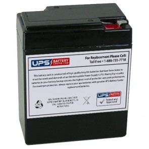 Unicell TLA690-KL 6V 8.5Ah Battery with F1 Terminals