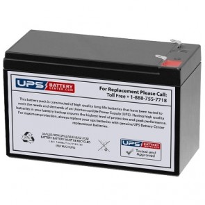 Axyl 12V 7.5Ah AXB1275 Replacement Battery with F2 Terminals