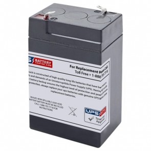 Baace 6V 4Ah CB4-6D Battery with F1 Terminals