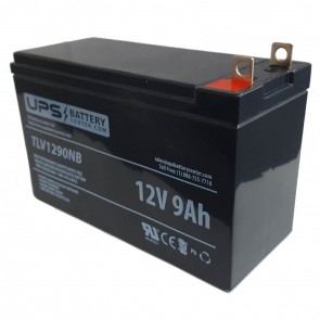 thumbnail image 2 of 12V 9Ah Replacement Battery - F2 Terminal Battery For BB HR9-12 Applications 2 of 9