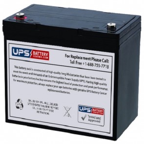 Casil CA12550 12V 55Ah Battery with Insert Terminals