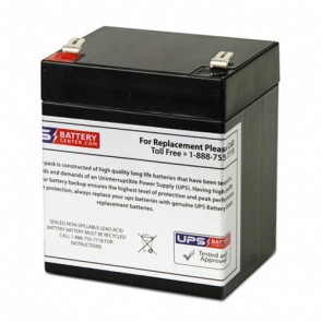 Cellpower CPH 5-12 12V 5Ah Battery with F2 Terminals