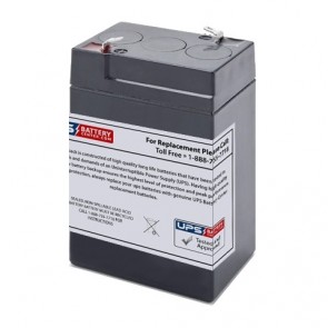 Dyna-Ray 6V 4.5Ah B6V4 Battery with F1 Terminals