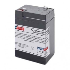 Emergency 6V 5Ah EML-950 Battery with F1 Terminals