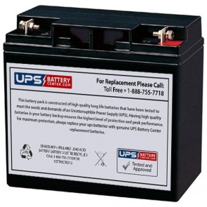 FIAMM 12V 17Ah FG21703 Battery with F3 Terminals