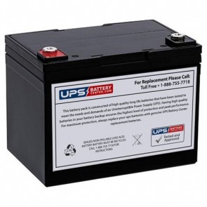 FirstPower LFPG1233 12V 35Ah Battery with F9 Insert Terminals