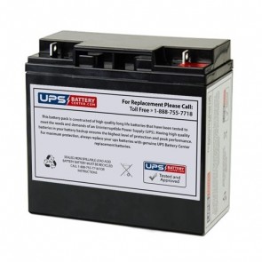 Flying Power 12V 18Ah NH12-77W Battery with F3 Terminals