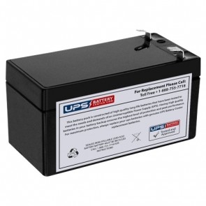 Haijiu 12V 1.2Ah HG-1.2-12 Replacement Battery with F1 Terminals