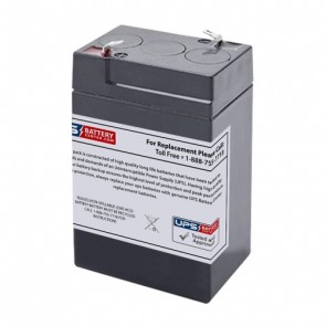 IBT 6V 5Ah BT5-6 Battery with F1 Terminals