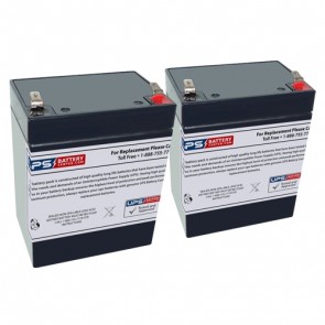 Invacare Reliant RPS350-1 Patient Lift 12V 2.9Ah Batteries with F1 Terminals - Right Side (+)