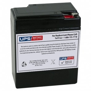 Jopower JP6-9.0 6V 8.5Ah Battery with F1 Terminals
