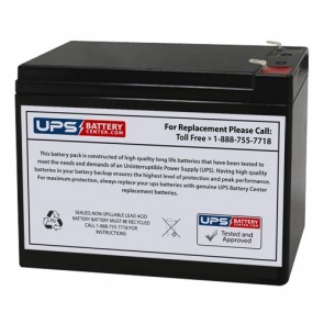 LCB 12V 10Ah GEL10-12S Battery with F2 Terminals