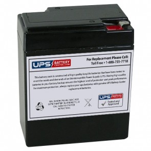 LCB SP9.5-6 6V 8.5Ah Battery with F2 Terminals