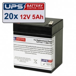 Liebert GXT5000R-208 Compatible Replacement Battery Set