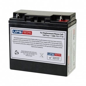 LongWay 12V 18Ah 6FM18S Battery with F3 Terminals