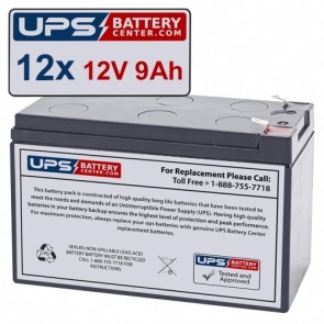 Middle Atlantic Premium Online Series UPS 3000VA UPS-OLEBPR-1 Compatible Replacement Battery Set