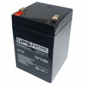 Motoma MS12V2.8H 12V 2.8Ah Battery with F1 Terminals