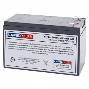 Napel NP1255 12V 7.2Ah Battery with F1 Terminals