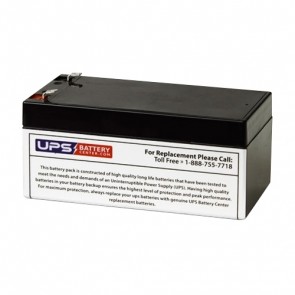 Parks Electronics Lab Doppler 1032 12V 3.4Ah Compatible Battery